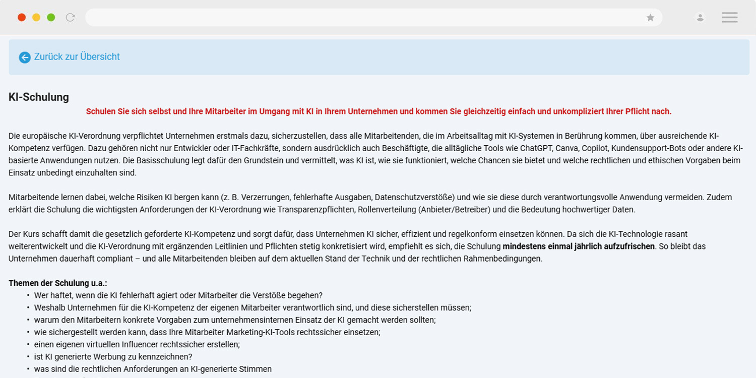 KI-Recht ganzheitlich prüfen