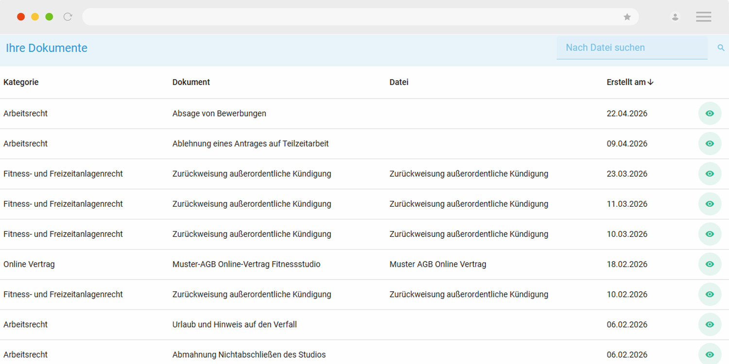 Dokumentenarchiv & Versionsverwaltung